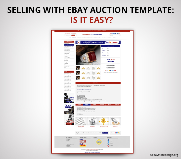 eBay Auction Template
