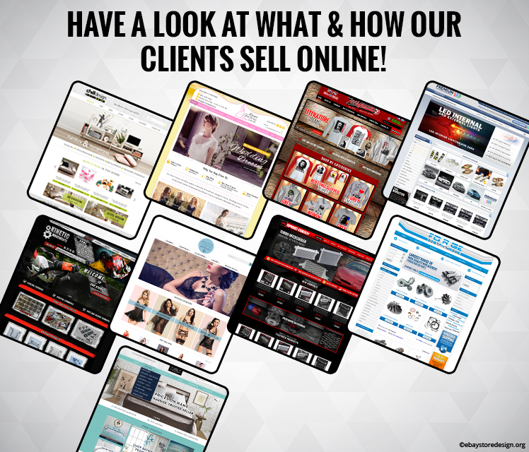 Have a Look at What & How our Clients Sell Online!